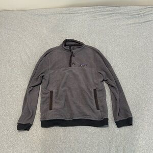 Patagonia Grey Wool Fleece Jacket